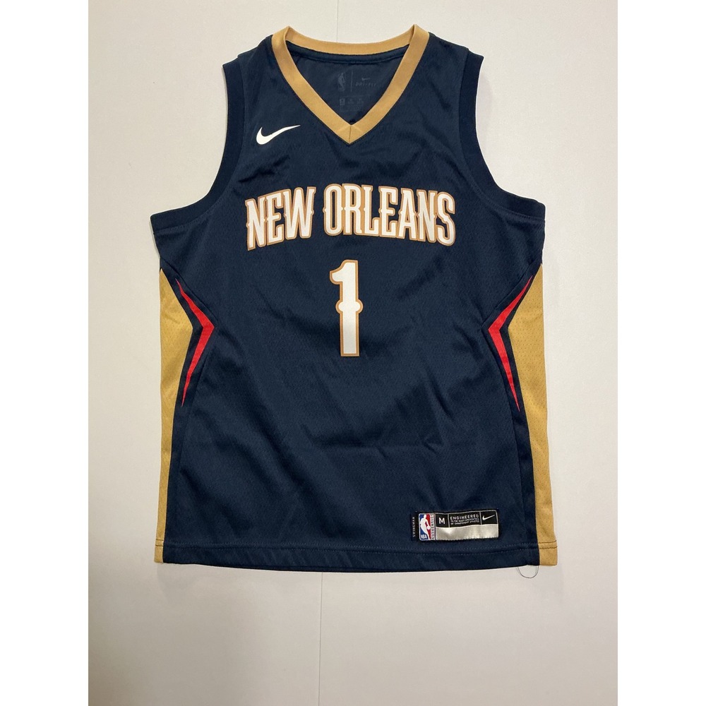 Nike Zion Williamson New Orleans Pelicans NBA Swingman‎ Jersey Navy Blue Youth M